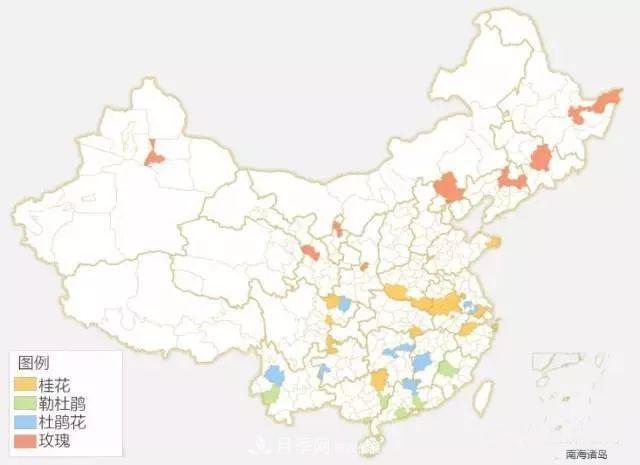 中國各城市市花大集合！月季是51個城市市花具首位(圖2)